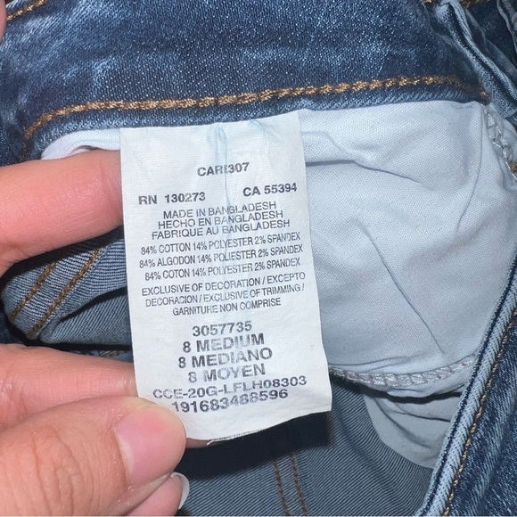 Lee Women's Slim Fit Skinny Ankle Button Fly High Rise Jeans Size 8 Medium - Picture 4 of 10